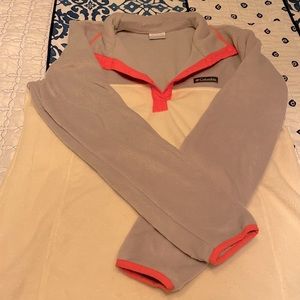 Womens Columbia Benton Springs 1/2 snap fleece pullover! Never worn!